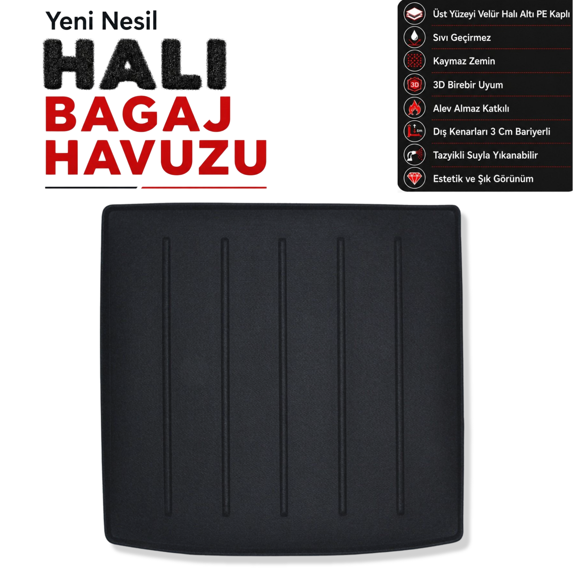 Volvo S60 Halı Bagaj Havuzu (2021 Sonrası)
