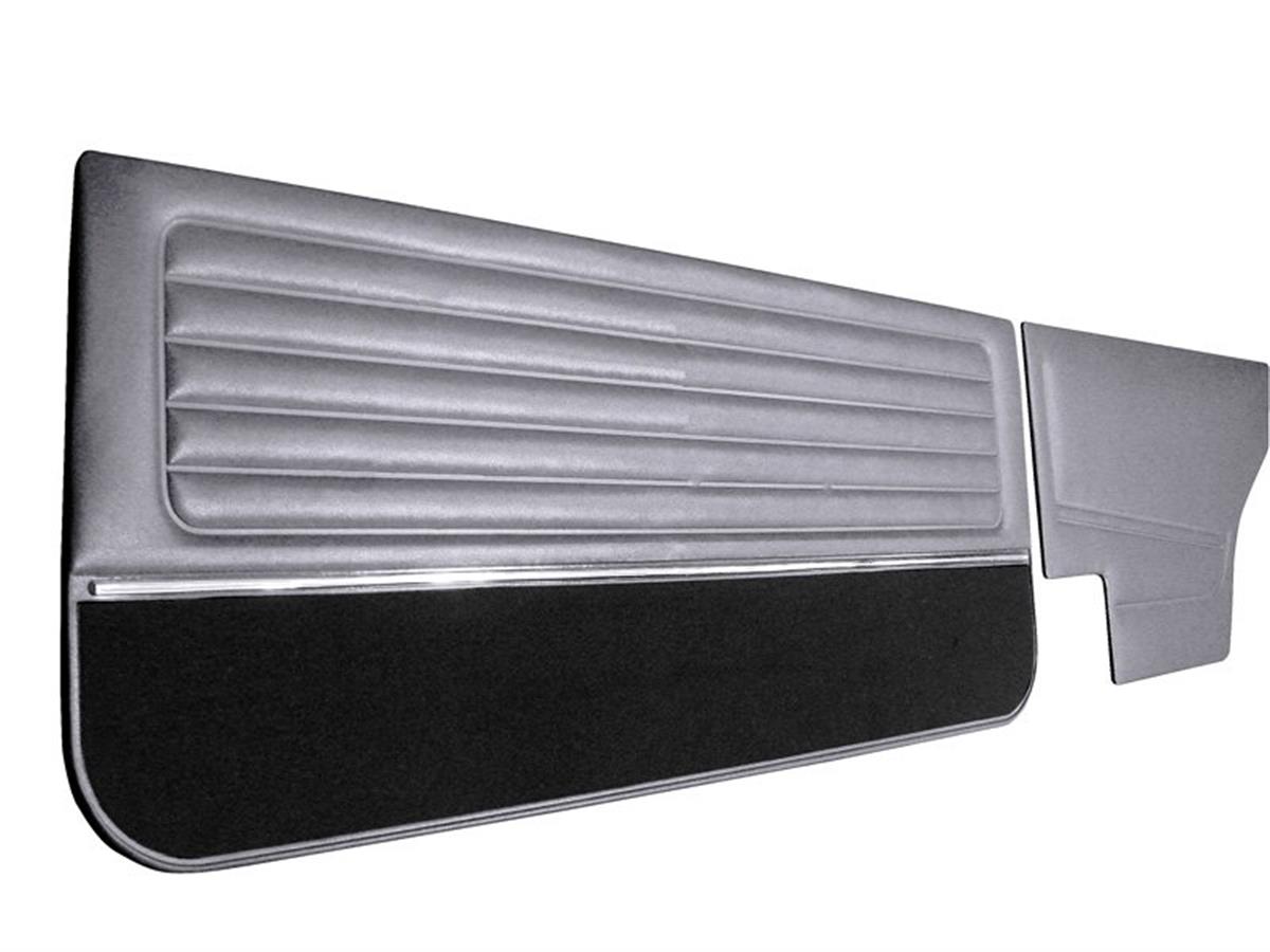 VW GOLF 1 COUPE KAPI İÇ PAN HALI+NİKEL 4 PRÇ GRİ