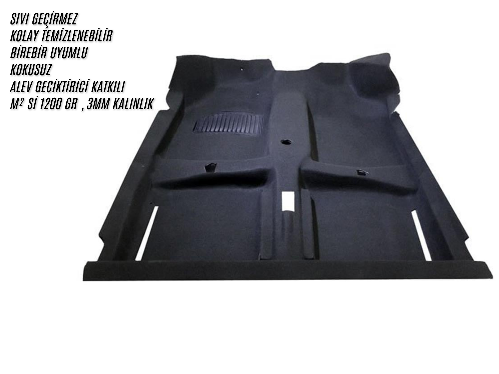 VW GOLF 1 TABAN HALISI TEK PARÇA