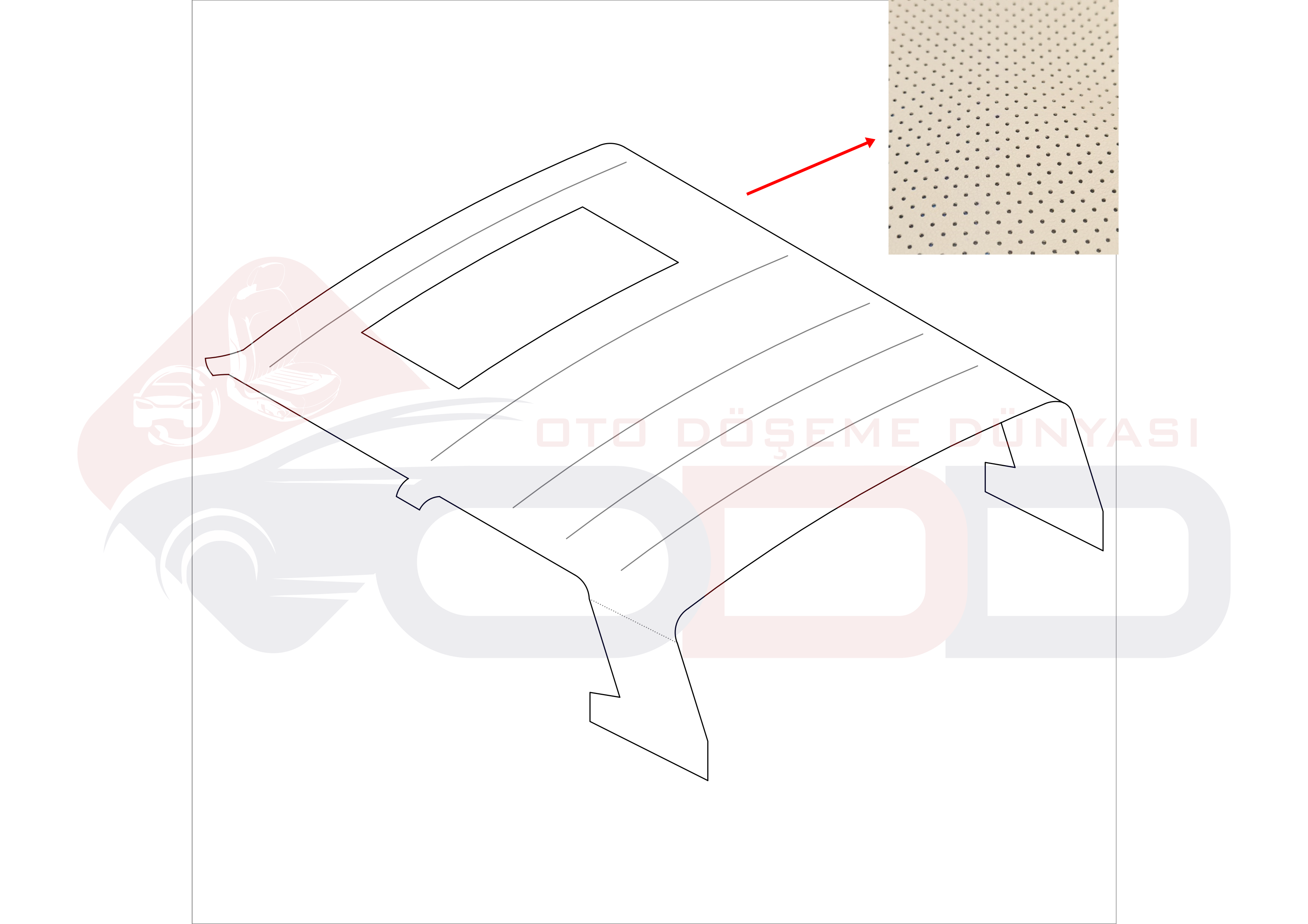 VW GOLF 1 TAVAN DÖŞEMESİ AÇILIR 1976-83 4 KAPI Krm