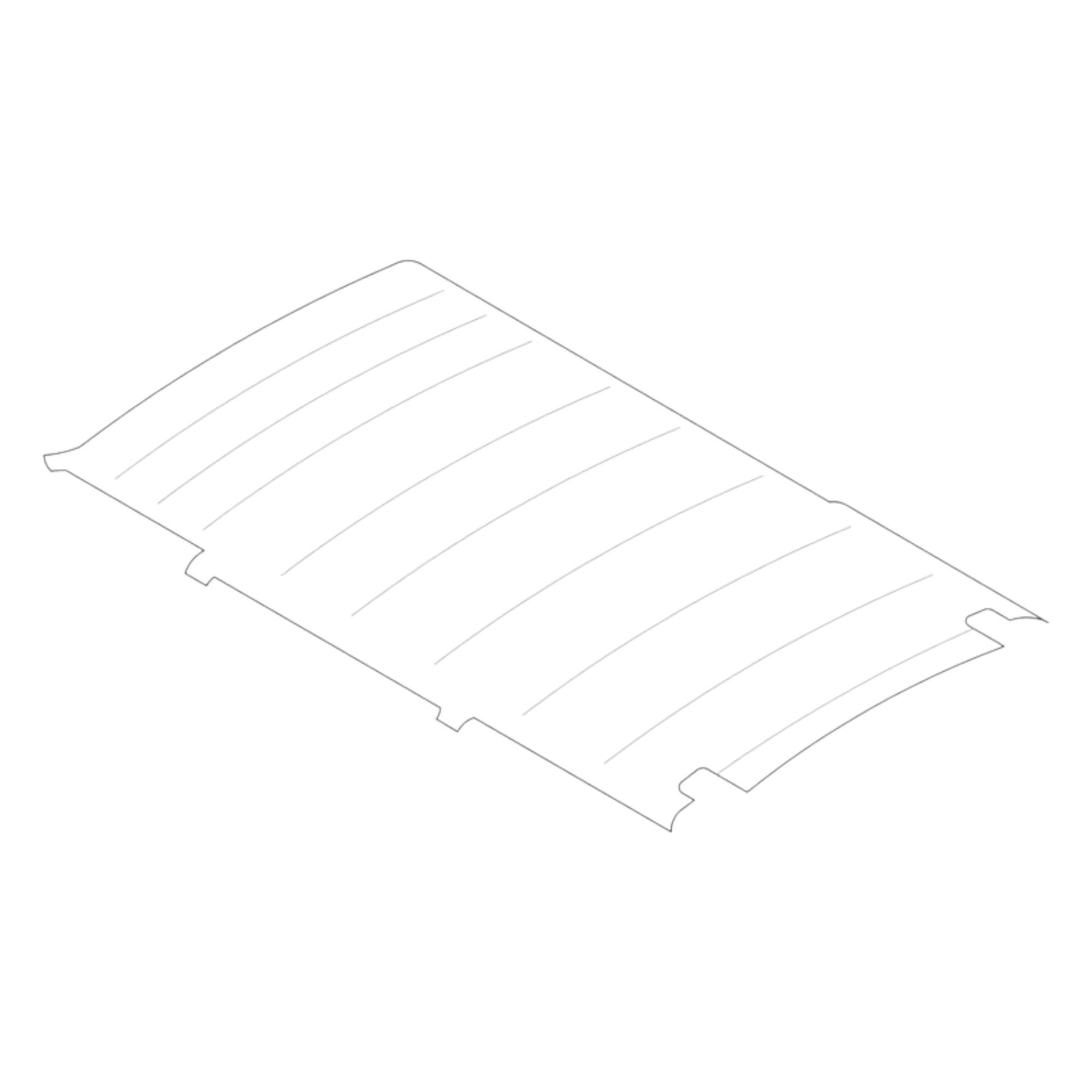 VW T2 68-79 KOMBİ İÇ TAVAN DÖŞEMESİ DELIKSIZ DERI