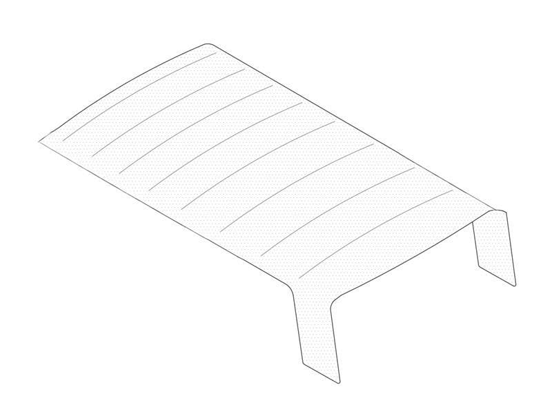 VW T3 TAVAN DÖŞEMESİ TAMAMI DELİKLİ VİNLEX