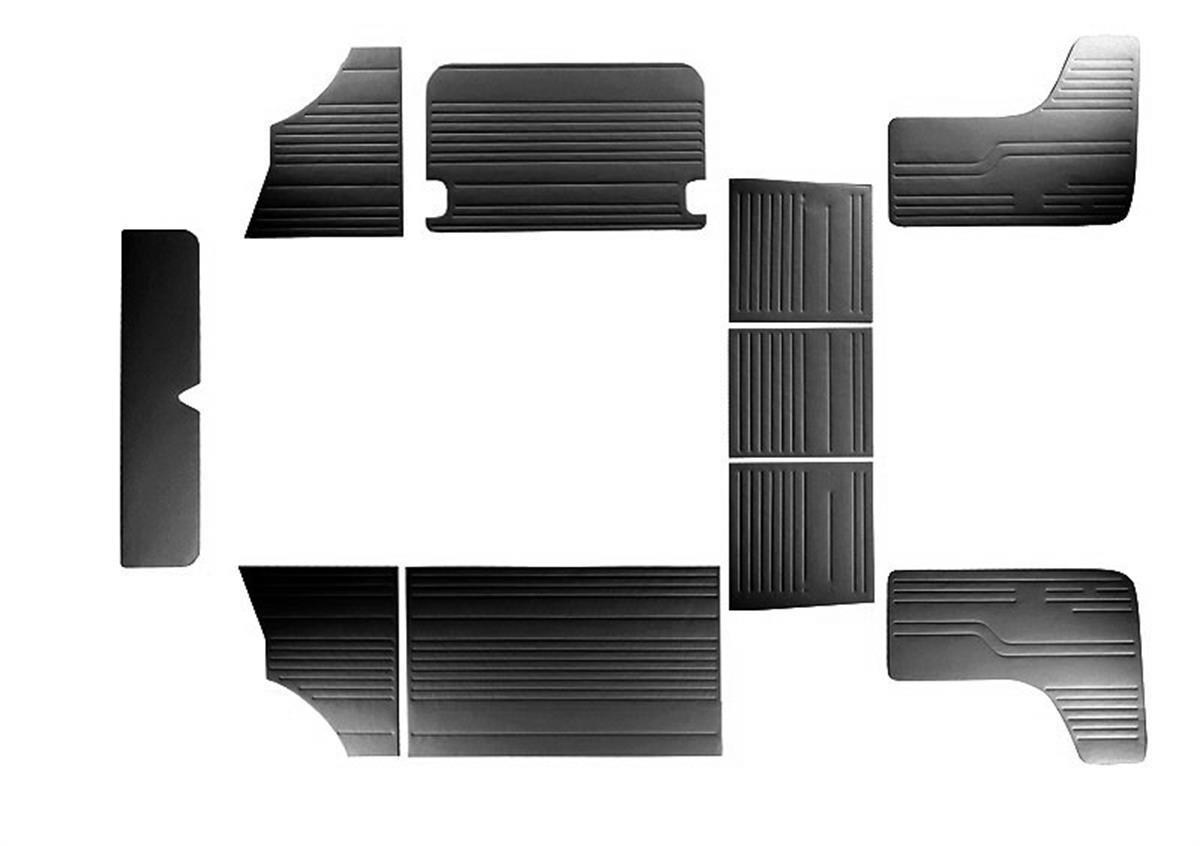 VW TRANS. T2 70-79 KOMBİ İÇ YAN PNL. 10 PRÇ SİYAH
