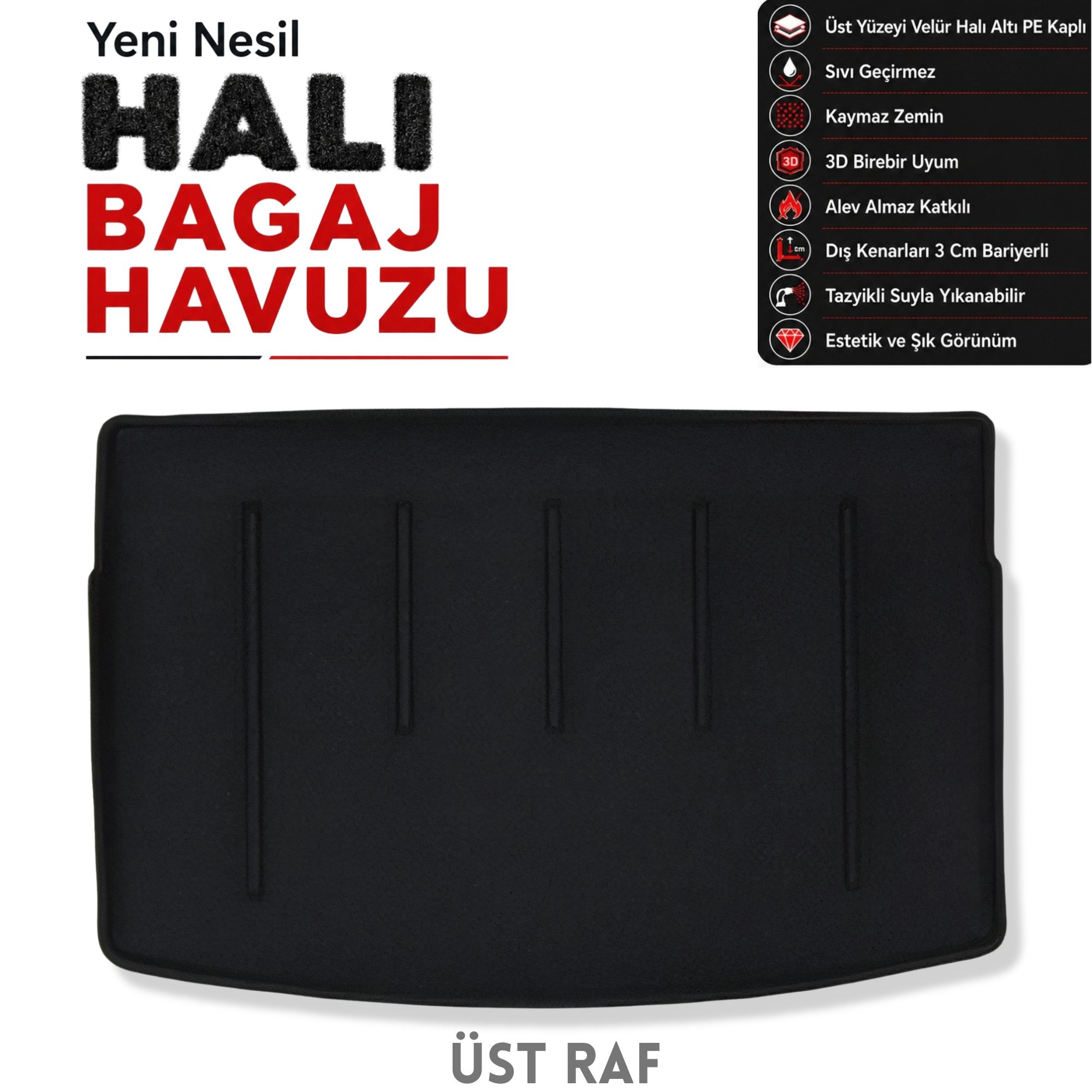 Volkswagen Polo Halı Bagaj Havuzu (2017 Sonrası)
