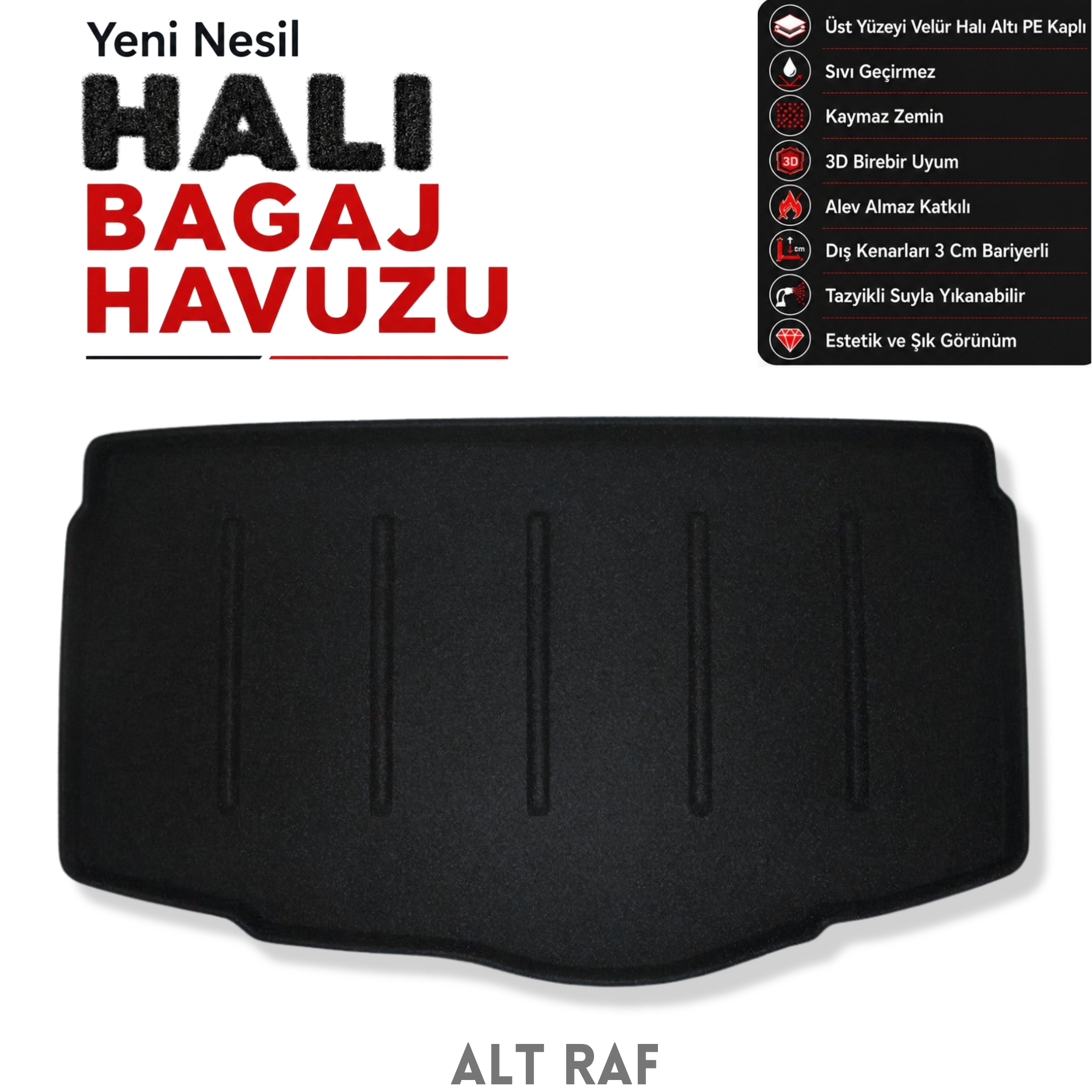 Volkswagen Polo Halı Bagaj Havuzu (2017 Sonrası)