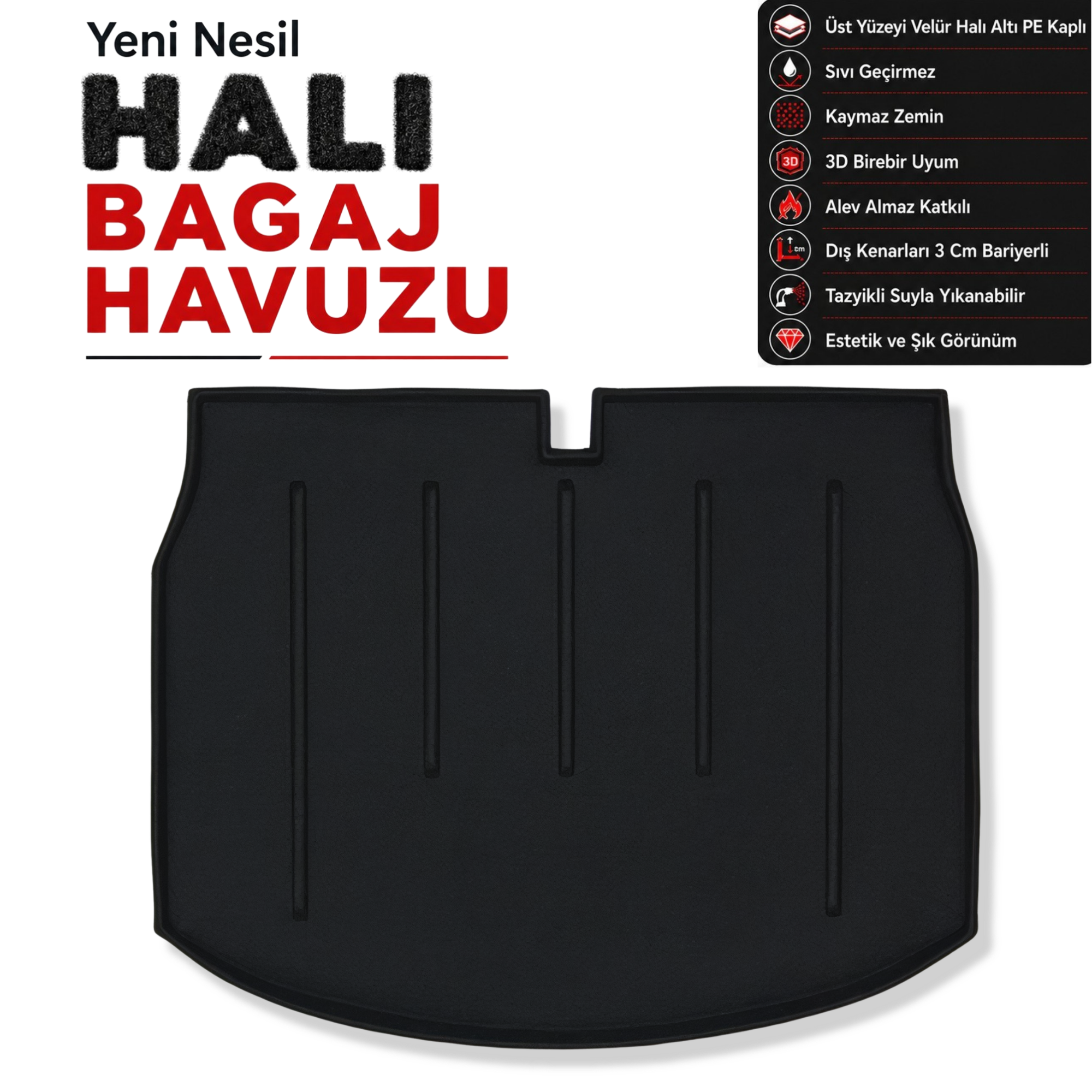 Volkswagen The Beetle Halı Bagaj Havuzu (2011 - 2019 Arası)