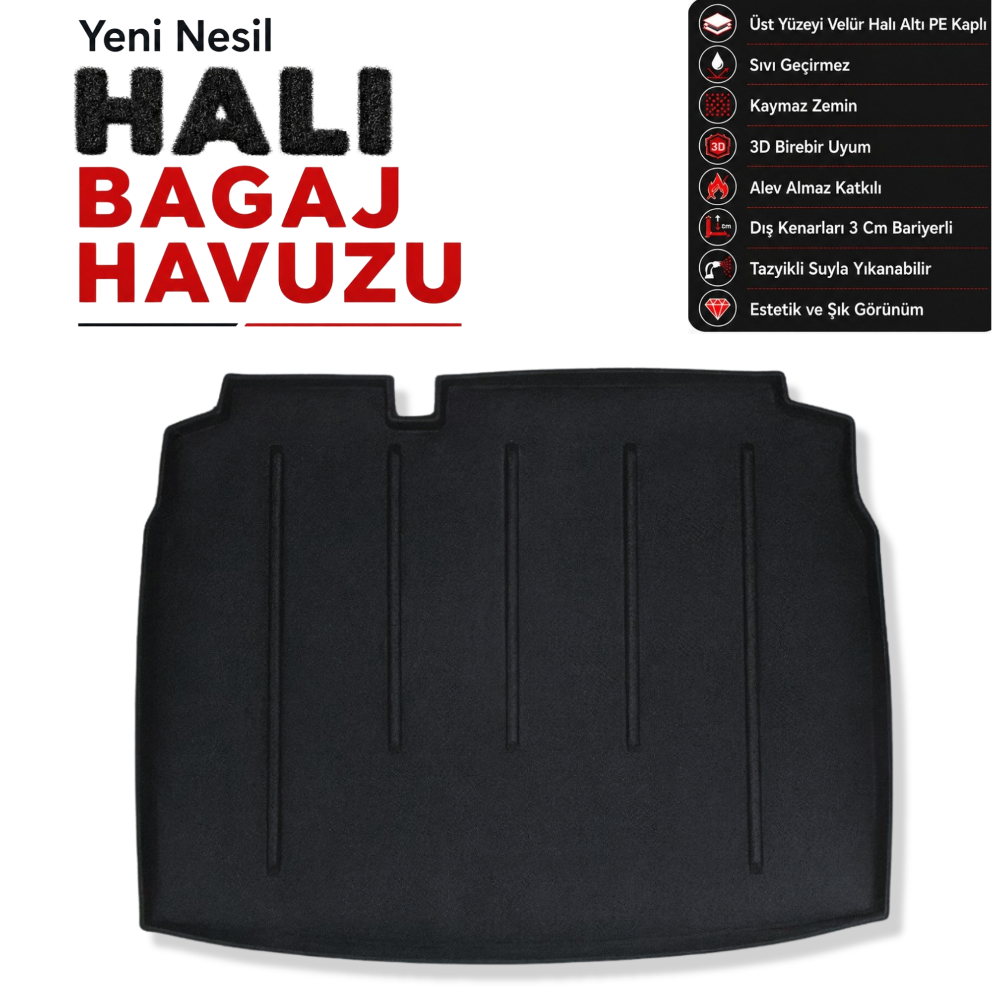 Volkswagen Golf 6 Halı Bagaj Havuzu (2008 - 2012 Arası)