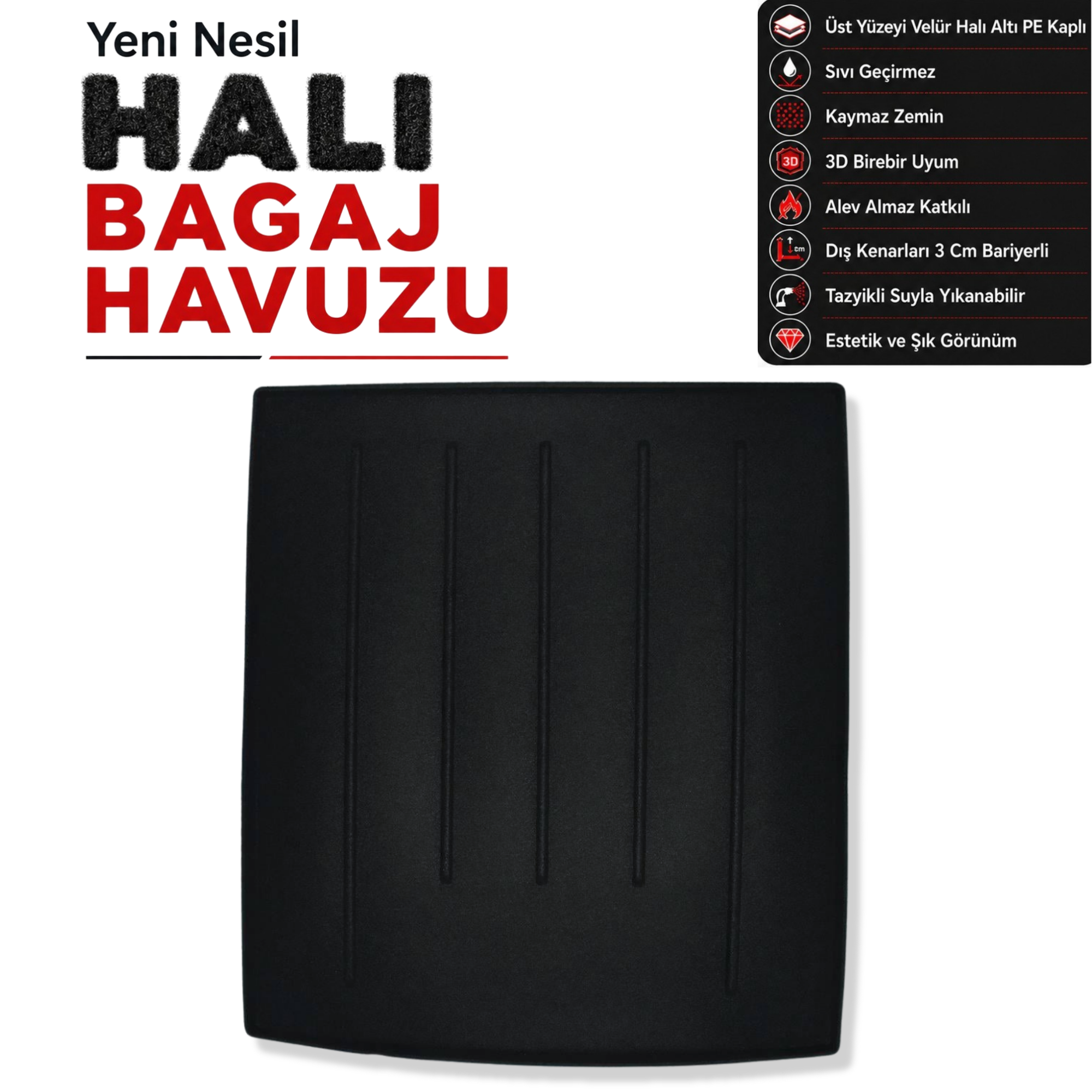 Volkswagen Passat Variant Halı Bagaj Havuzu (B8 - 2014 - 2023 Arası)