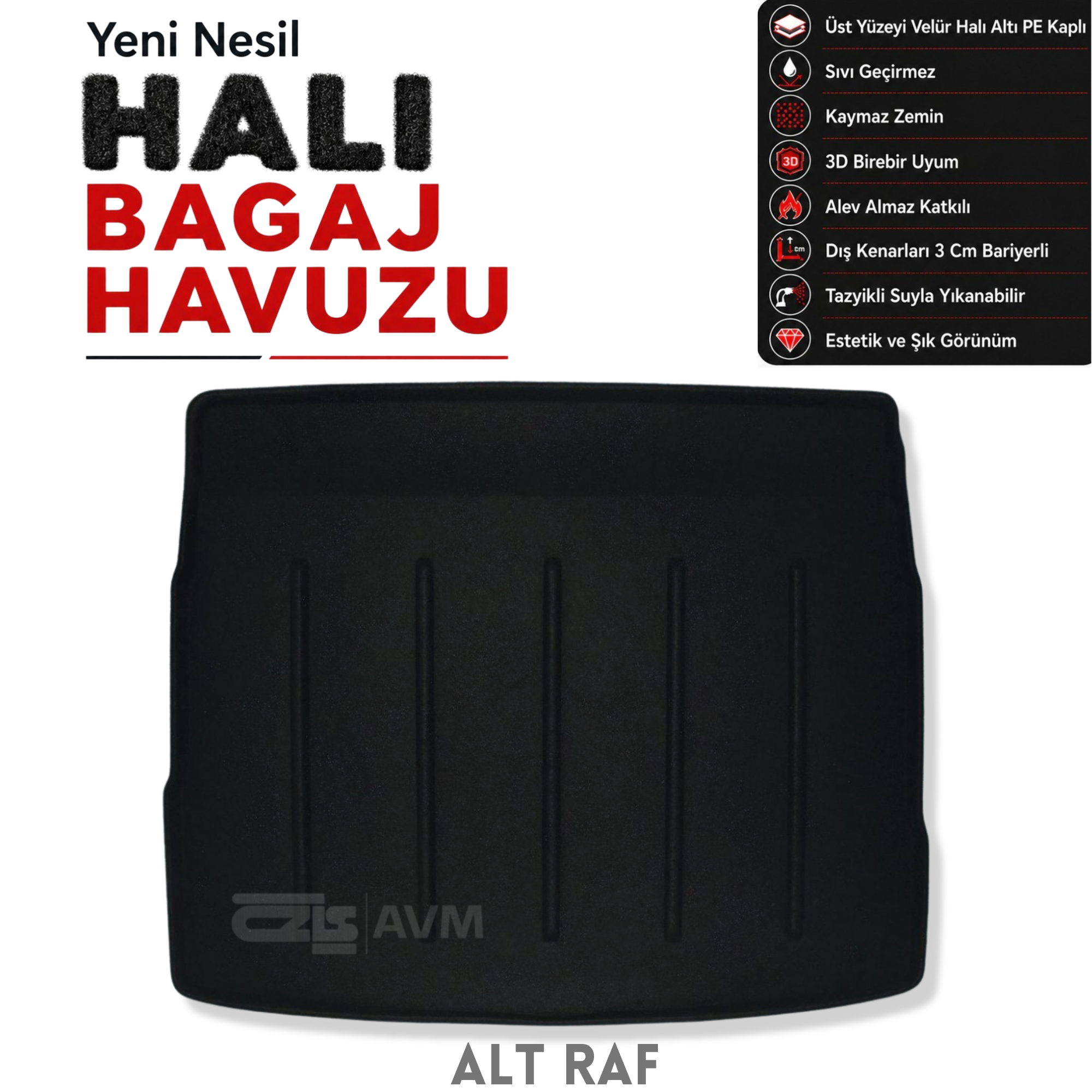 Volkswagen Tiguan Halı Bagaj Havuzu (2024 Sonrası)