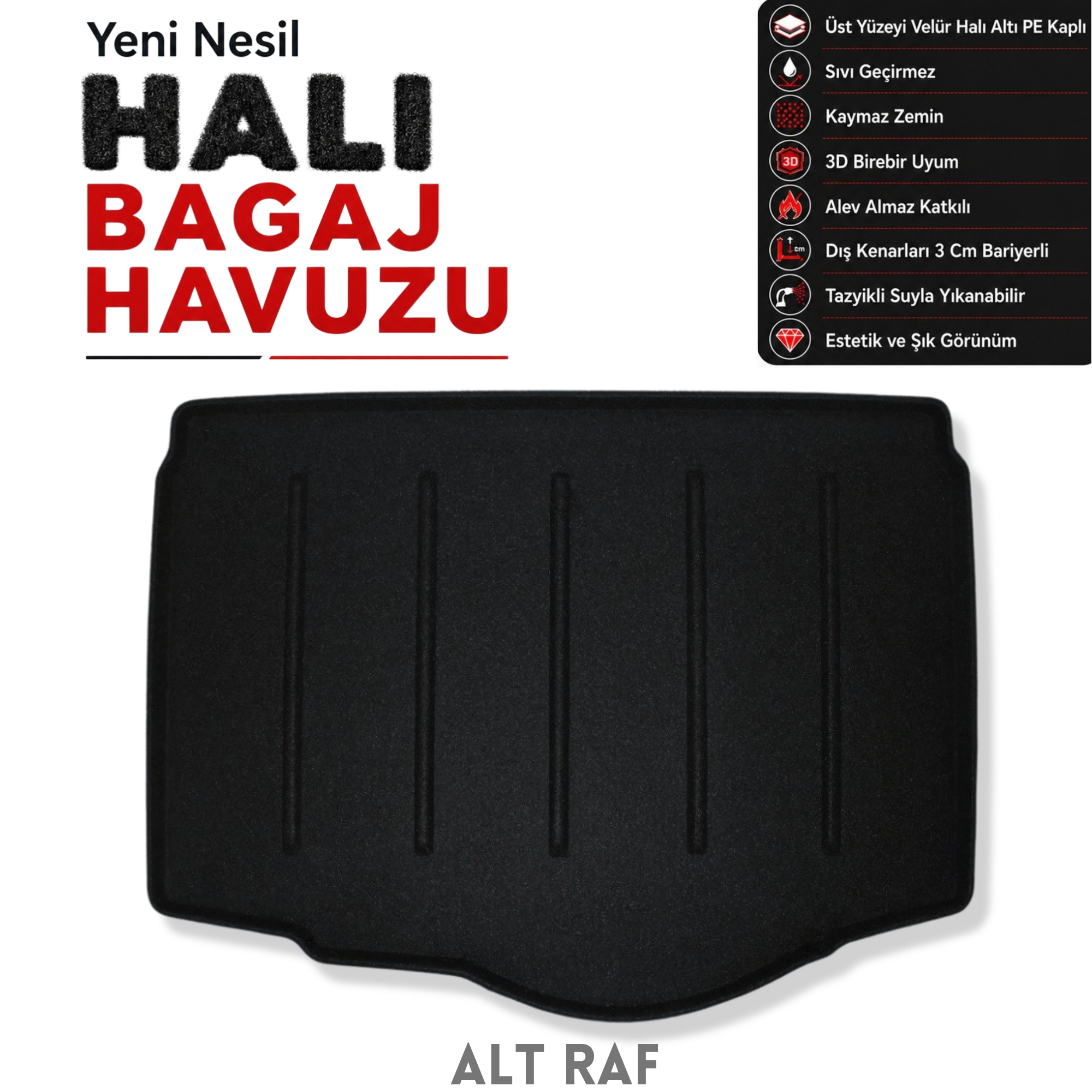 Volkswagen Taigo Halı Bagaj Havuzu (2021 ve Sonrası)