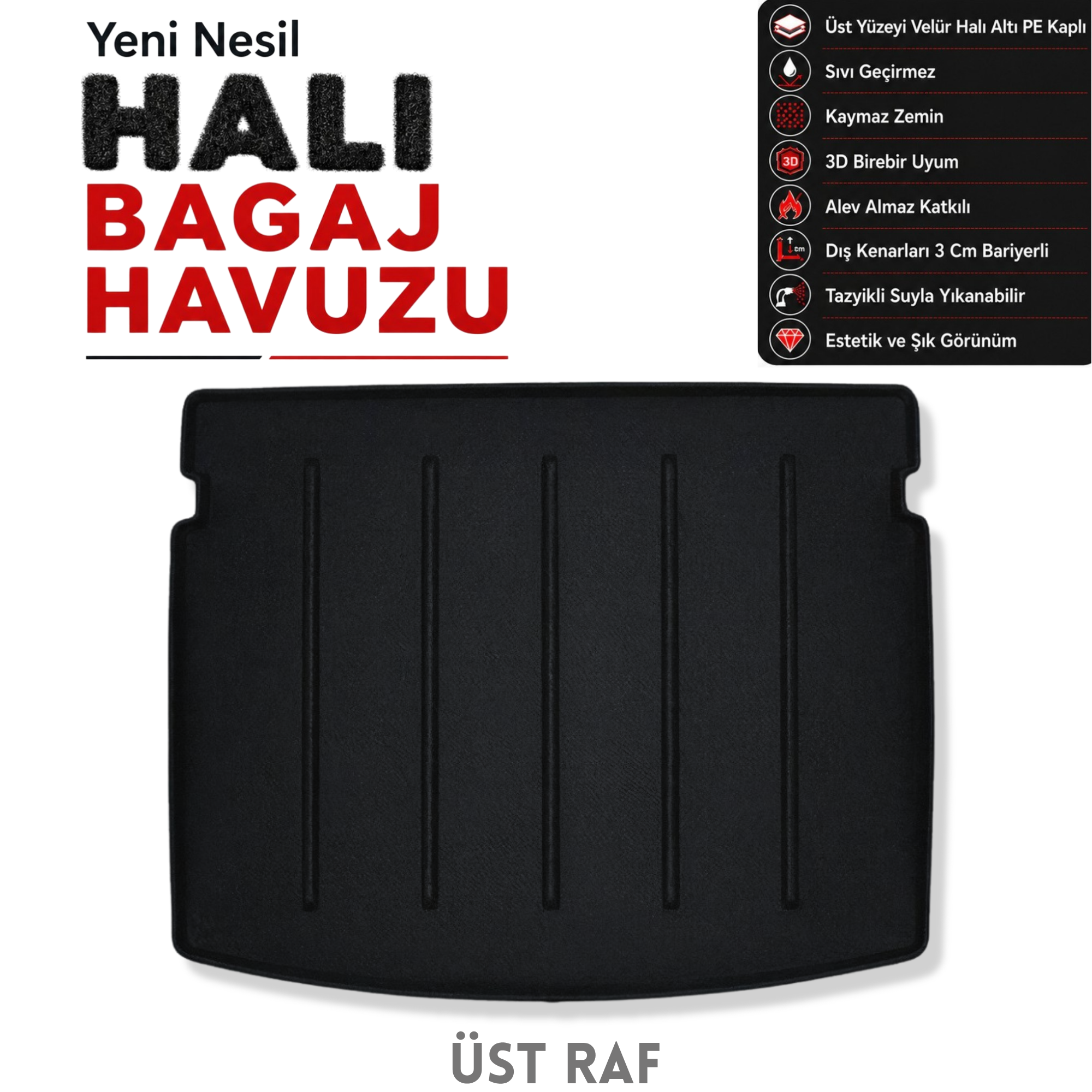 Volkswagen Taigo Halı Bagaj Havuzu (2021 ve Sonrası)