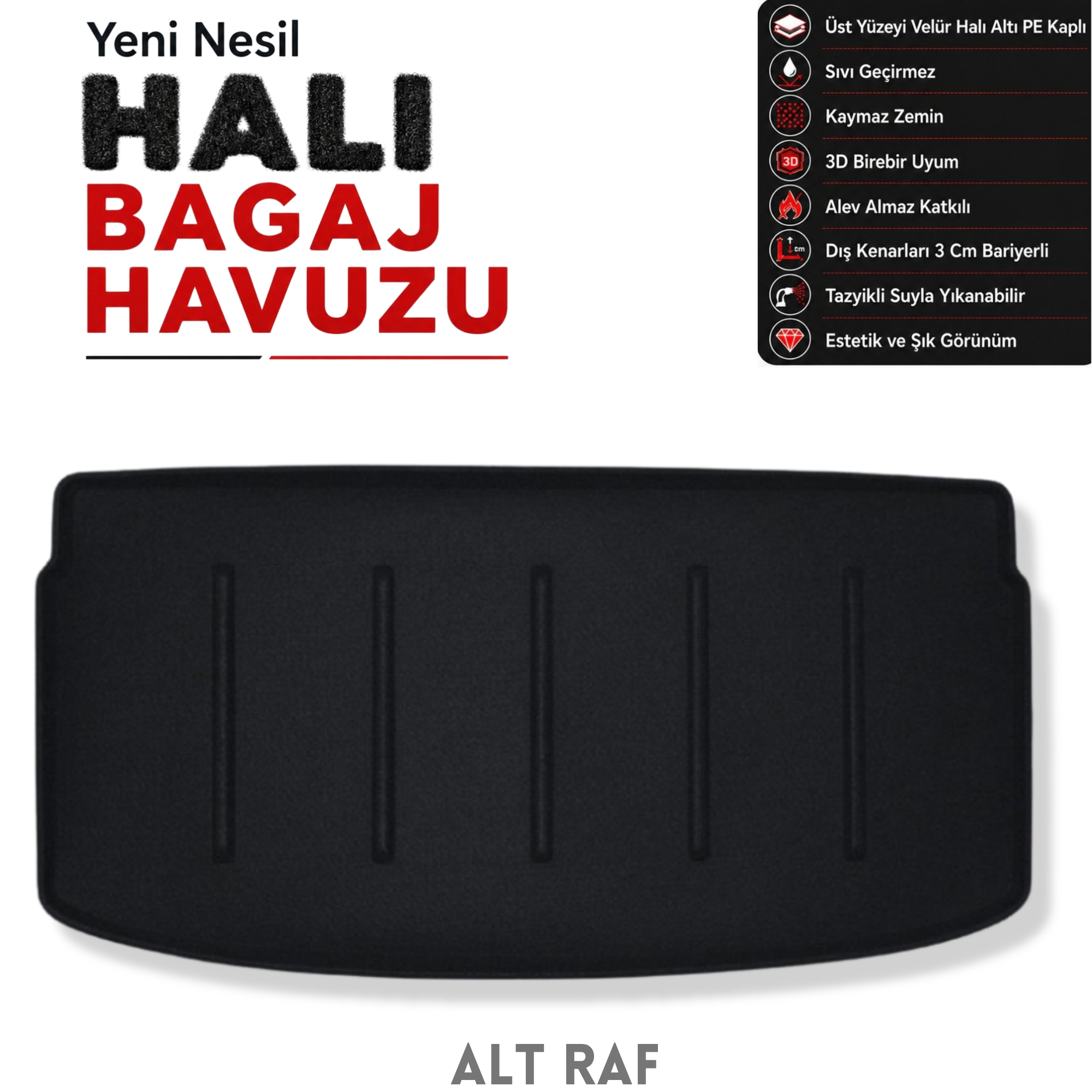 Volkswagen T - Cross Halı Bagaj Havuzu (2017 ve Sonrası)