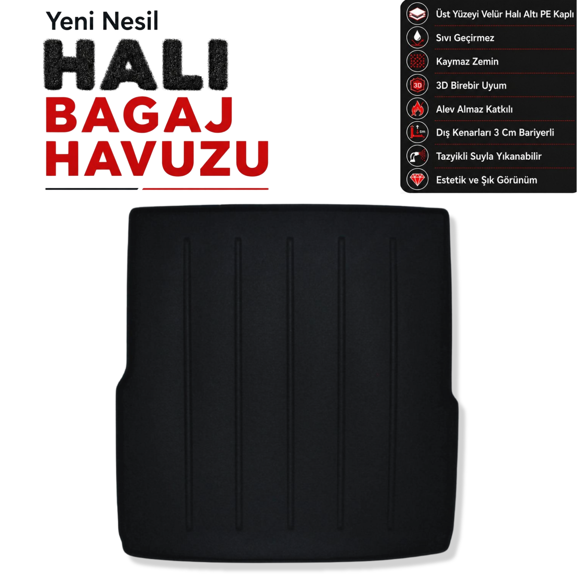 Volkswagen Passat Halı Bagaj Havuzu (2024 Sonrası)