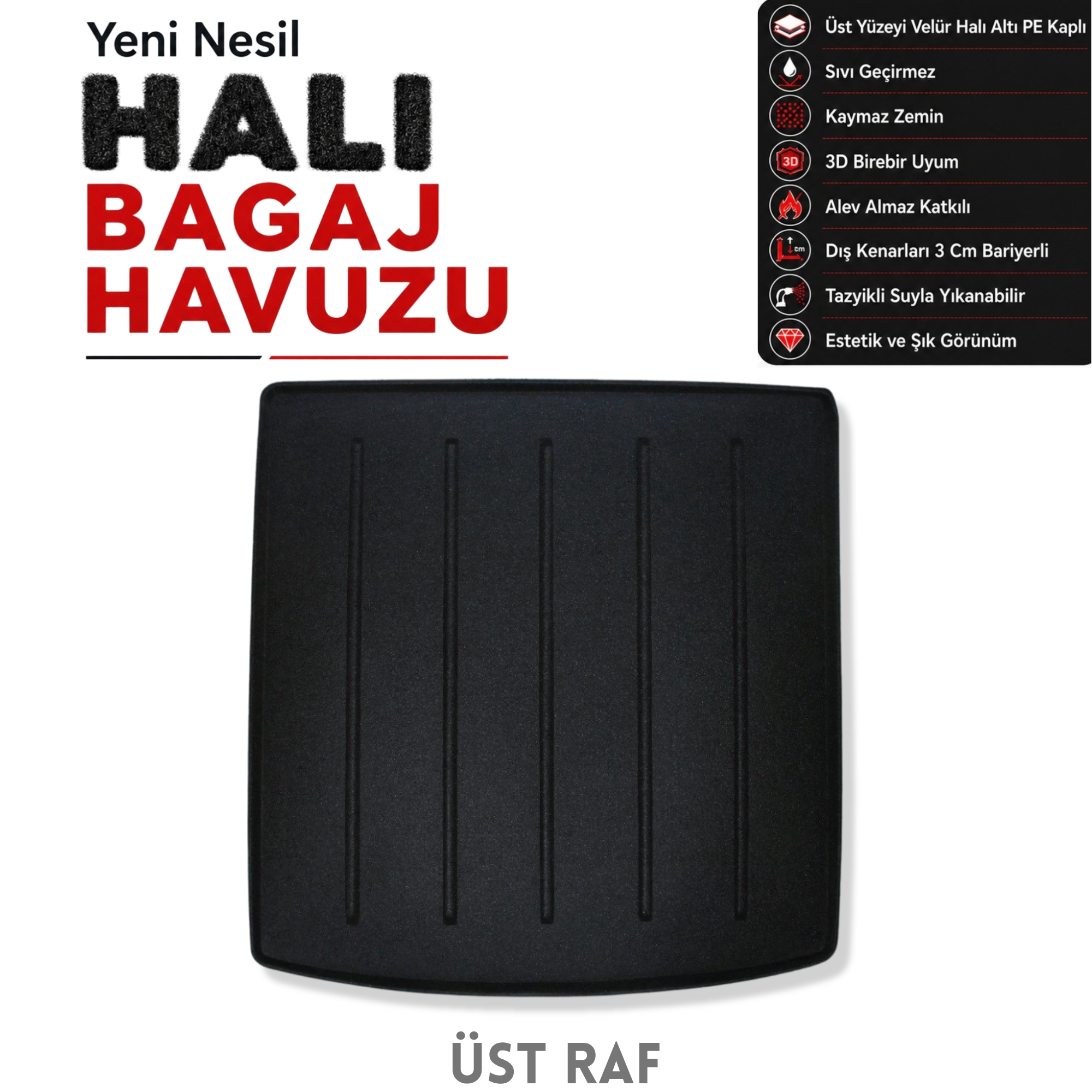 Volkswagen ID.7 Halı Bagaj Havuzu (2023 Sonrası)