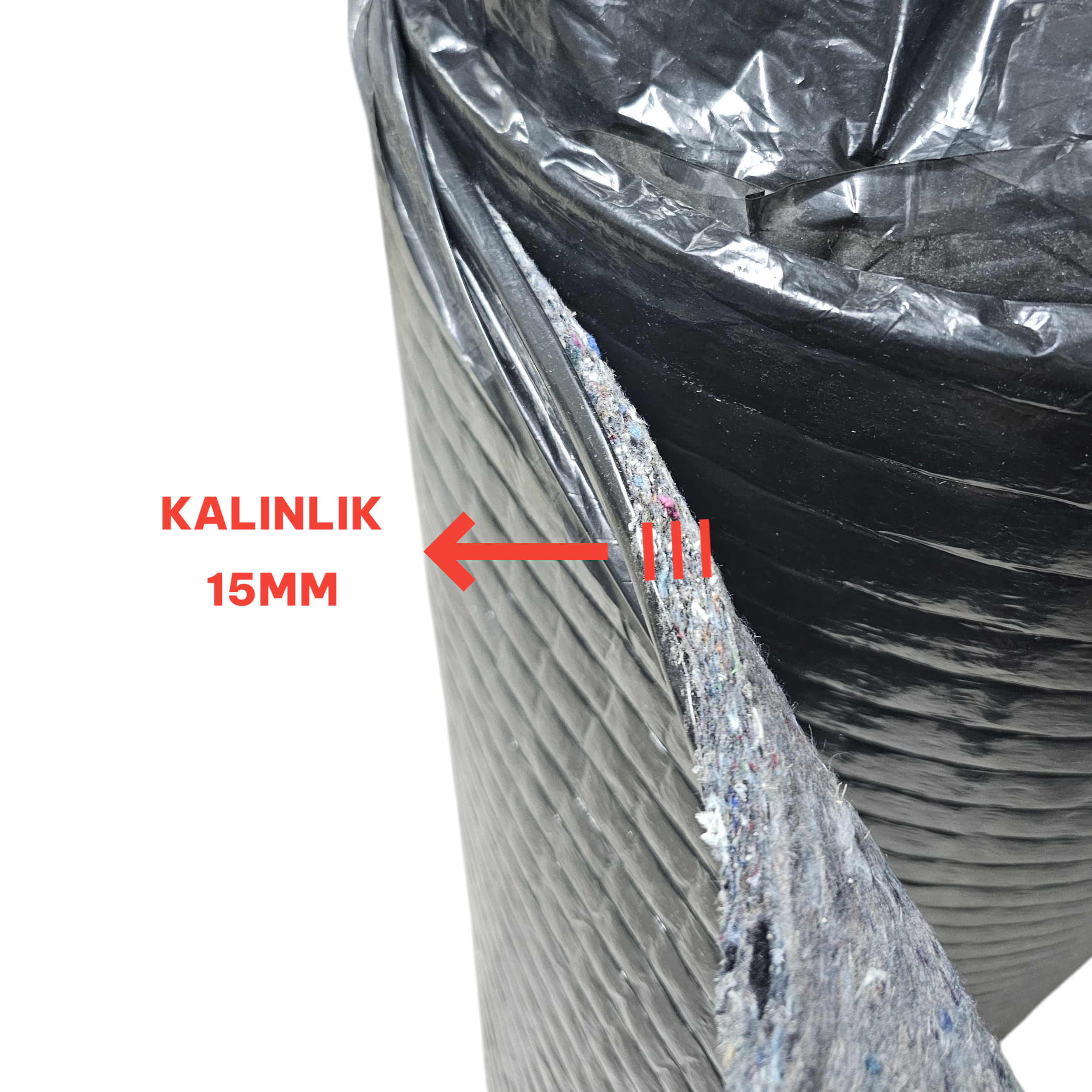 ZIFTLI RULO KEÇE (MAVİ) (Kalınlık: 15mm / En: 95 cm)