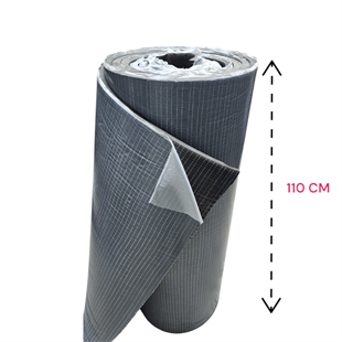 KAUÇUK YAPIŞKANLI İZOLASYON MALZEMESİ (Kalınlık: 19mm / En: 110cm)