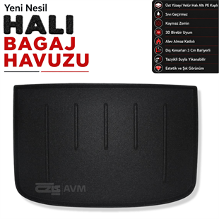 Audi A1 Sportback Halı Bagaj Havuzu (2010 - 2018 Arası)