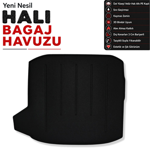 Audi A3 Sedan Halı Bagaj Havuzu (2013 - 2021 Arası)