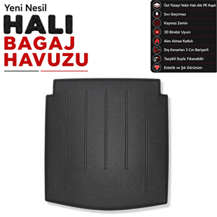Audi A4 Halı Bagaj Havuzu (2008 - 2015 Arası)