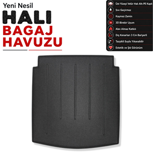 Audi A5 Coupe Halı Bagaj Havuzu (2008 - 2017 Arası)