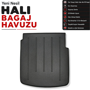 Audi A7 Sportback Halı Bagaj Havuzu (2010 - 2018 Arası)