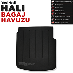 Audi A7 Sportback Halı Bagaj Havuzu (2010 - 2018 Arası)