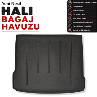 Audi Q3 Halı Bagaj Havuzu (2012 - 2021 Arası)
