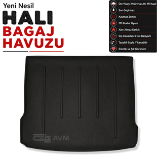 Audi Q3 Halı Bagaj Havuzu (2012 - 2021 Arası)