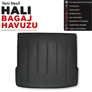 Audi Q5 Halı Bagaj Havuzu (2017 - 2021 Arası)