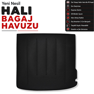 Audi Q7 Halı Bagaj Havuzu (2006 - 2016 Arası)