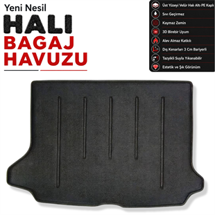 Audi Q2 Halı Bagaj Havuzu (2017 - 2021 Arası)
