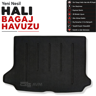 Audi Q2 Halı Bagaj Havuzu (2017 - 2021 Arası)