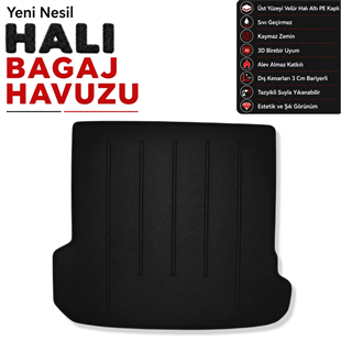 Audi Q7 Halı Bagaj Havuzu (2016 - 2024 Arası)