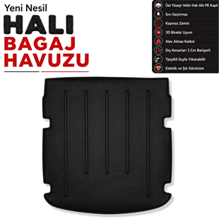 Audi A5 Coupe Halı Bagaj Havuzu (2017 - 2024 Arası)