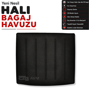 Audi Q3 Sportback Halı Bagaj Havuzu (2021 Sonrası)