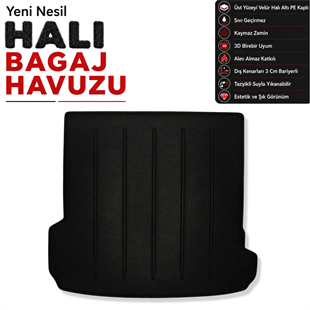 Audi Q7 SUV Halı Bagaj Havuzu (2025 Sonrası)