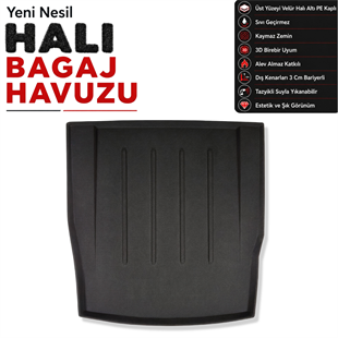 BMW 3 Sedan Halı Bagaj Havuzu F30 (2012 - 2019 Arası)