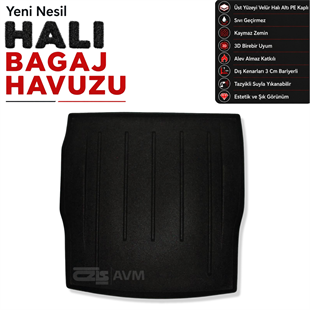 BMW 4 Coupe Halı Bagaj Havuzu F32 (2013 - 2021 Arası)