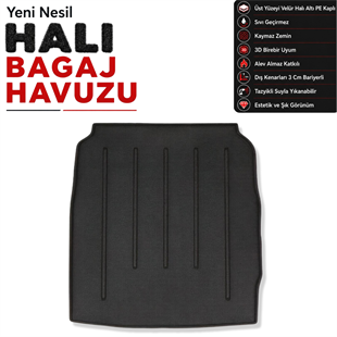 BMW 5 Sedan Halı Bagaj Havuzu F10 (2010 - 2017 Arası)