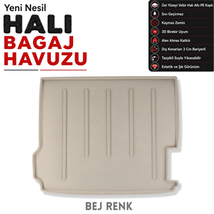 BMW X3 Halı Bagaj Havuzu F25 (2010 - 2017 Arası)