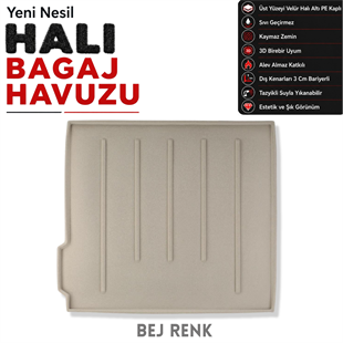 BMW X5 Halı Bagaj Havuzu F15 (2013 Sonrası)