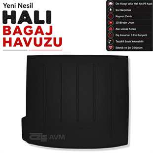 BMW X6 Halı Bagaj Havuzu E71 (2008 - 2014 Arası)