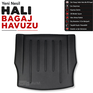 BMW 2 Coupe Halı Bagaj Havuzu F22 (2014 - 2022 Arası)