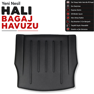 BMW 2 Coupe Halı Bagaj Havuzu F22 (2014 - 2022 Arası)