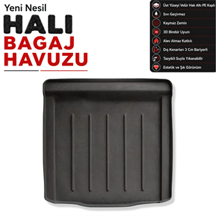 BMW 3 Serisi G20 Halı Bagaj Havuzu  (2019 Sonrası)