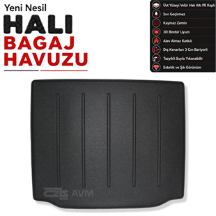 BMW iX 3 Halı Bagaj Havuzu G08 (2020 ve Sonrası)