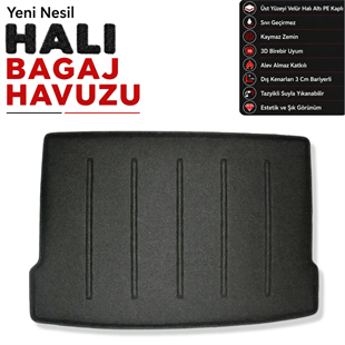 BMW 1 Serisi F70 Halı Bagaj Havuzu (2024 Sonrası)