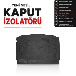 BMW 3 Serisi E30 Kaput İzolatörü (1983 - 1990 Arası)