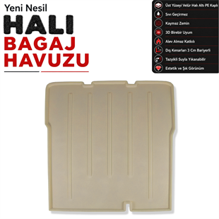 Chevrolet Aveo Sedan Halı Bagaj Havuzu (2011 Sonrası)
