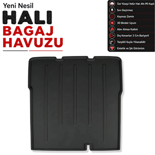 Chevrolet Aveo Sedan Halı Bagaj Havuzu (2011 Sonrası)